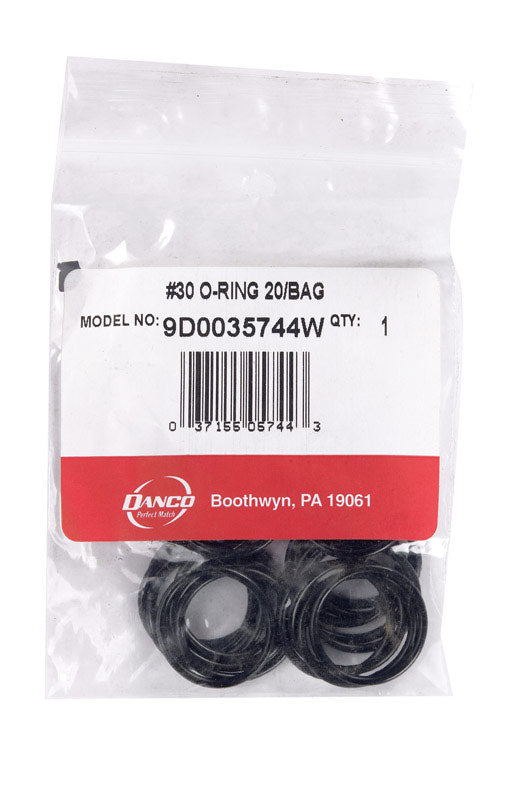 DANCO - Danco 0.88 in. D X 3/4 in. D Rubber O-Ring 20 pk