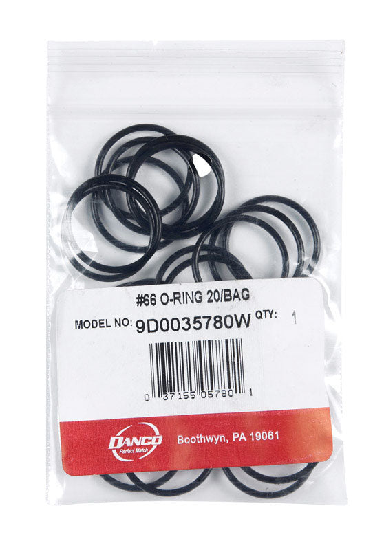 DANCO - Danco 1 in. D X 7/8 in. D Rubber O-Ring 20 pk