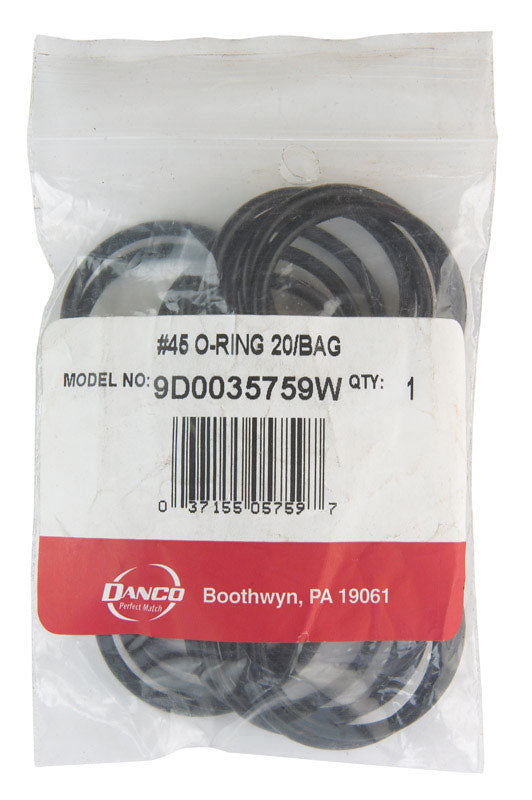 DANCO - Danco 1-1/16 in. D X 1-3/16 in. D #45 Rubber O-Ring 20 pk