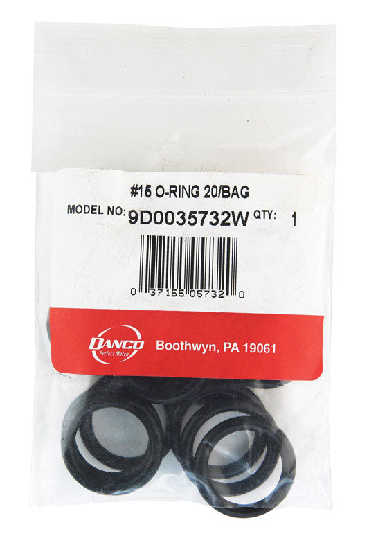 DANCO - Danco 1 in. D X 3/4 in. D Rubber O-Ring 20 pk