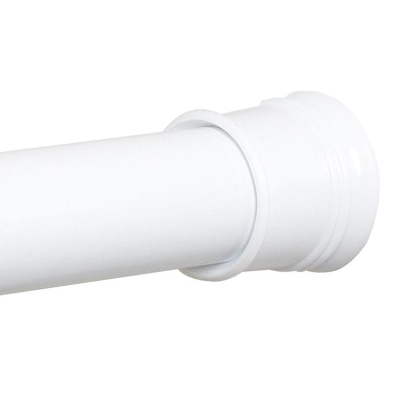 ZENNA HOME - Zenna Home TwistTight Shower Curtain Rod 72 in. L White