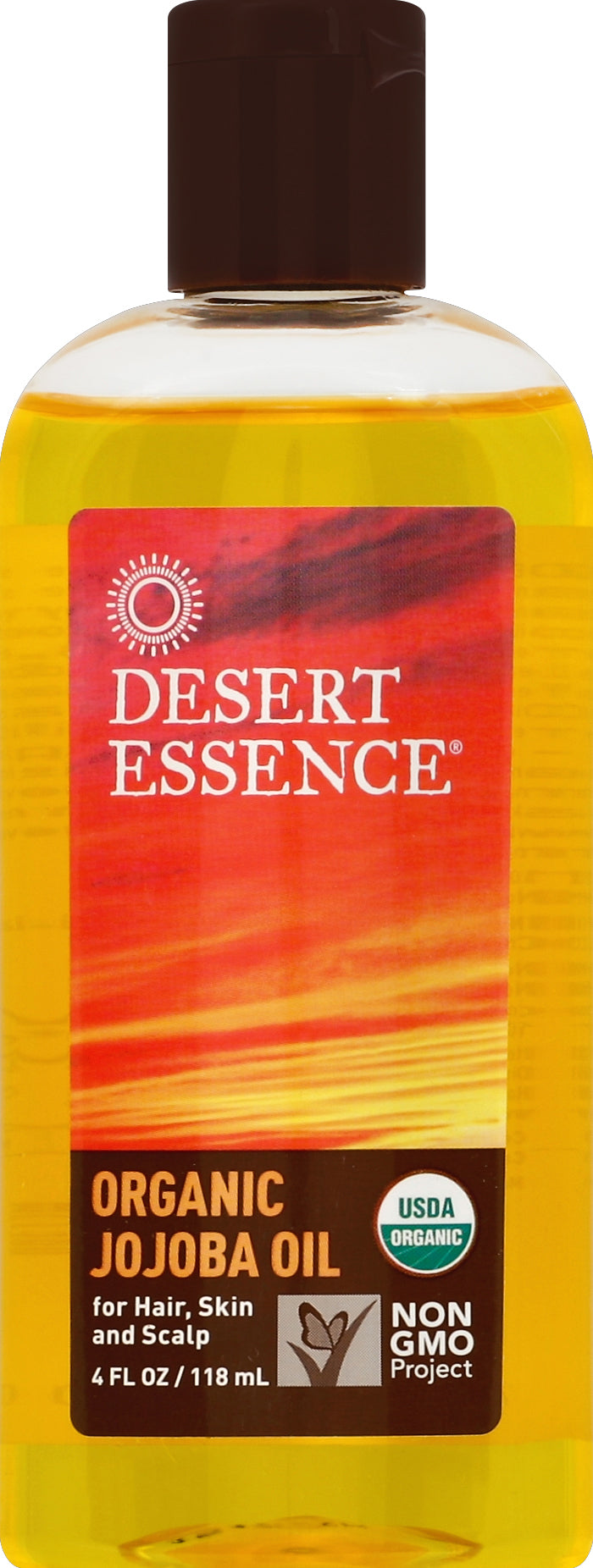 Desert Essence Jojoba Oil 4 oz - Case of 3