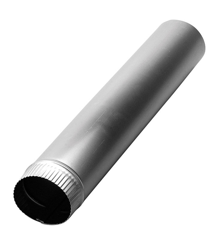 DEFLECTO - Deflect-O 24 in. L X 3 in. D Silver Aluminum Vent Pipe - Case of 24