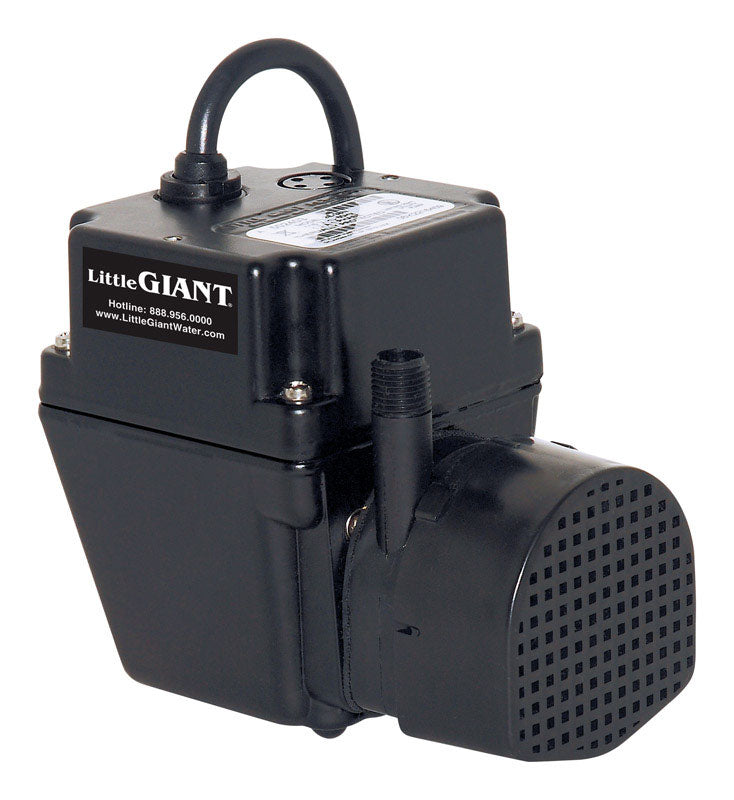 LITTLE GIANT - Little Giant 1/40 HP 300 gph Aluminum Switchless Switch AC Submersible Utility Pump