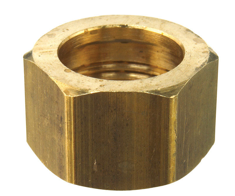 JMF COMPANY - JMF Company 5/8 in. Compression X 5/8 in. D Compression Brass Nut - Case of 5