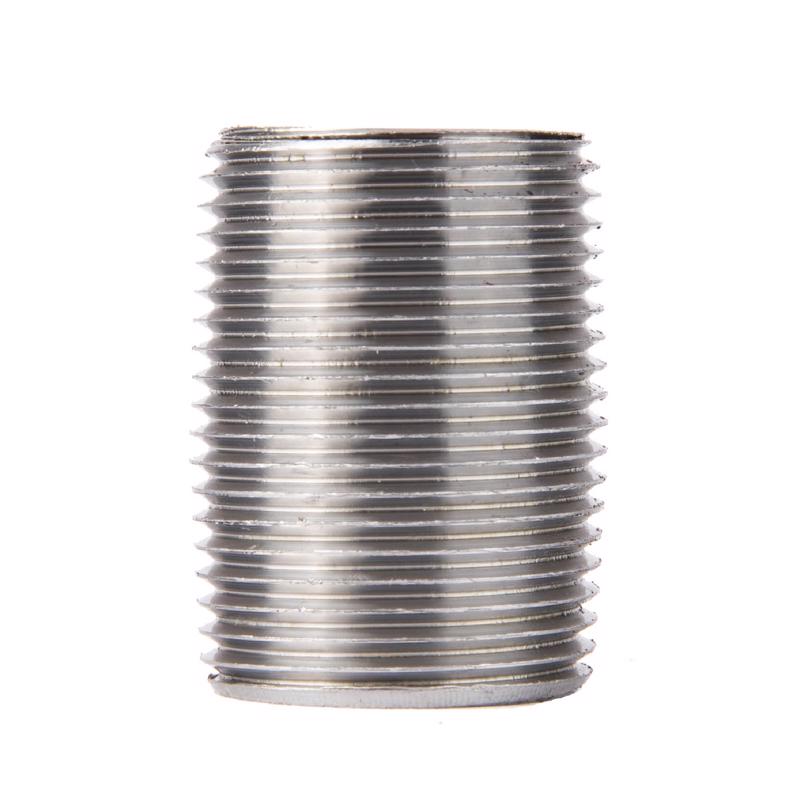 STZ INDUSTRIES - STZ Industries 1/4 in. MIP each X 1/4 in. D MIP Galvanized Steel Close Nipple - Case of 5
