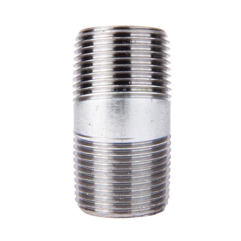 STZ INDUSTRIES - STZ Industries 3/8 in. MIP each X 3/8 in. D MIP Galvanized Steel 2 in. L Nipple - Case of 5