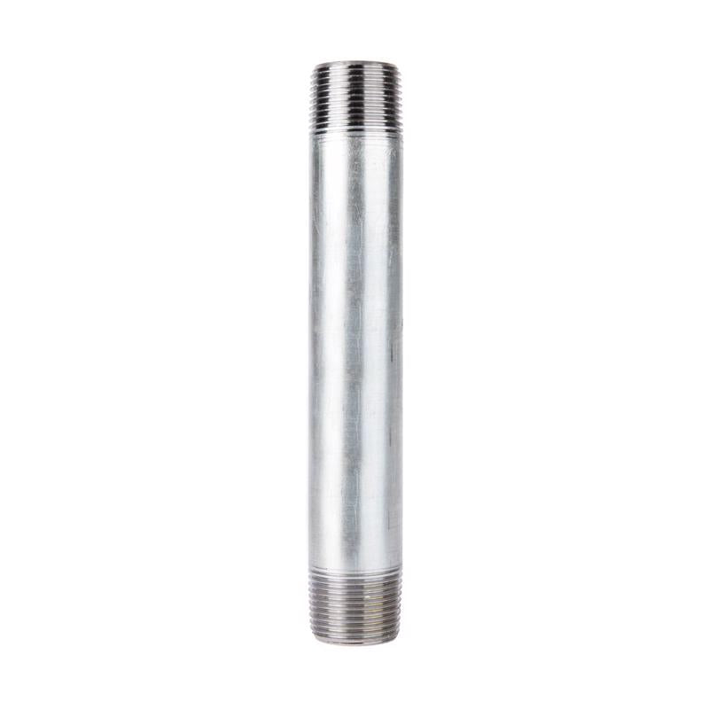 STZ INDUSTRIES - STZ Industries 1 in. MIP each X 1 in. D MIP Galvanized Steel 8 in. L Nipple