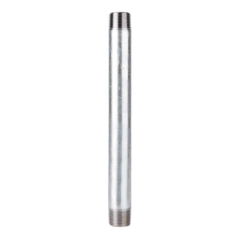 STZ INDUSTRIES - STZ Industries 1-1/4 in. MIP each X 1-1/4 in. D MIP Galvanized Steel 12 in. L Nipple