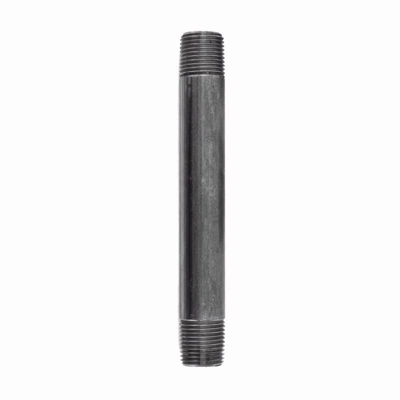 ACE TRADING - NIPPLE - STZ Industries 1/4 in. MIP each X 1/4 in. D MIP Black Steel 6 in. L Nipple - Case of 5