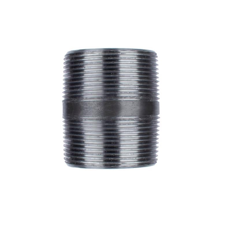 STZ INDUSTRIES - STZ Industries 1-1/2 in. MIP each X 1-1/2 in. D MIP Black Steel 2 in. L Nipple