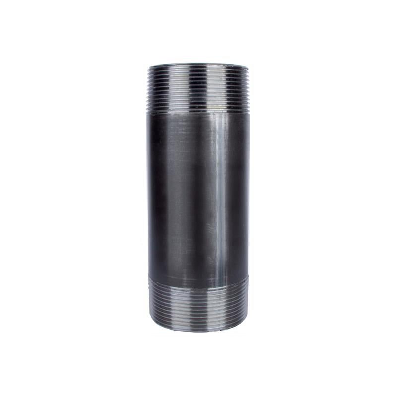 STZ INDUSTRIES - STZ Industries 2 in. MIP each X 2 in. D MIP Black Steel 6 in. L Nipple