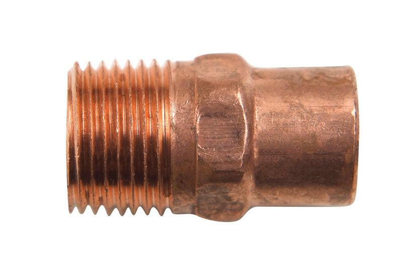 NIBCO - NIBCO 3/8 in. Copper X 3/8 in. D MIP Copper Pipe Adapter 1 pk