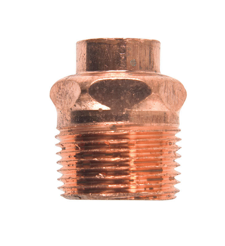 NIBCO - Nibco 1/2 in. Copper X 3/4 in. D MIP Copper Pipe Adapter 1 pk