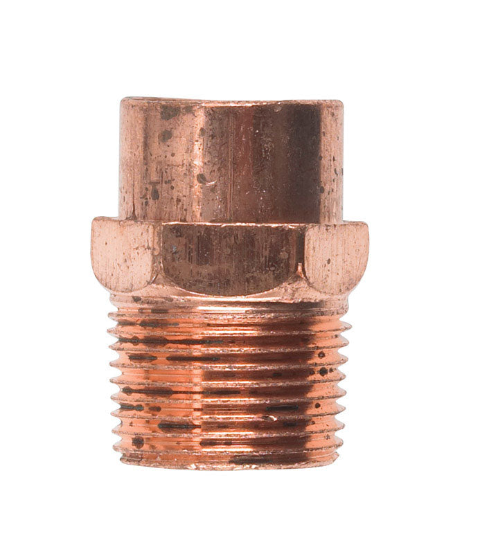 NIBCO - Nibco 3/4 in. Copper X 3/4 in. D MIP Copper Pipe Adapter 1 pk