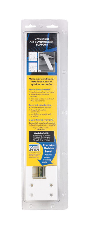 AC-SAFE - AC-Safe White Steel Universal Air Conditioner Support 160 lb