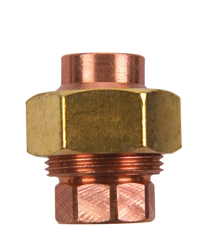 NIBCO - NIBCO 3/8 in. Sweat X 3/8 in. D Sweat Copper Union 1 pk