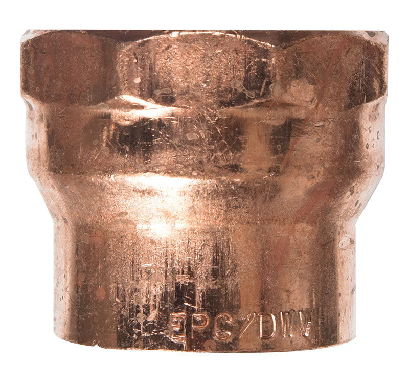 NIBCO - NIBCO 1-1/2 in. Copper X 1-1/2 in. D FPT Copper DWV Pipe Adapter 1 pk