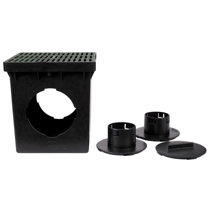 NDS - NDS Draintech 12 in. W X 12.75 in. D Square Catch Basin Kit