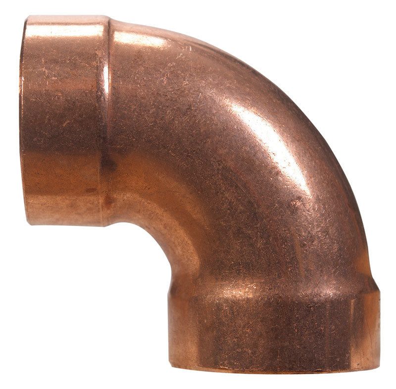 NIBCO - NIBCO 1-1/2 in. Sweat X 1-1/2 in. D Sweat Copper 90 Degree Elbow 1 pk [W00305T]