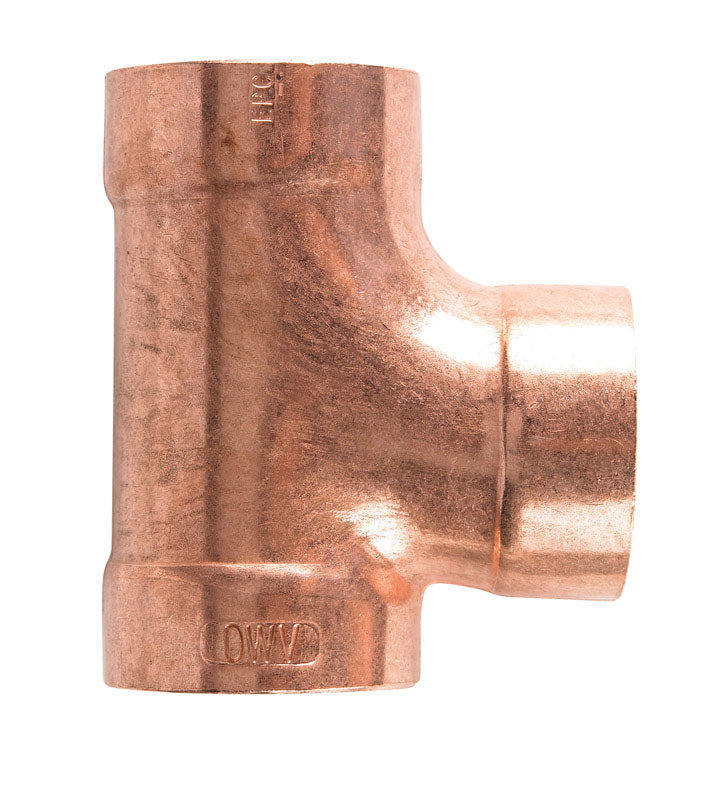 NIBCO - NIBCO 1-1/2 in. Sweat X 1-1/2 in. D Sweat Copper Sanitary Tee 1 pk