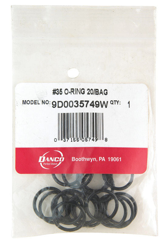 DANCO - Danco 11/16 in. D X 9/16 in. D #35 Rubber O-Ring 20 pk