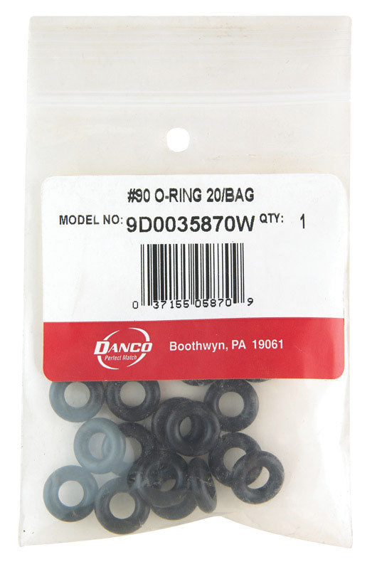 DANCO - Danco 1/2 in. D X 1/4 in. D Rubber O-Ring 20 pk