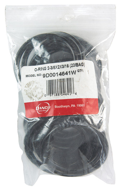 DANCO - Danco 2-3/8 in. D X 2 in. D Rubber O-Ring 20 pk