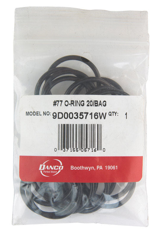 DANCO - Danco 1-1/4 in. D X 1-1/16 in. D Rubber O-Ring 20 pk