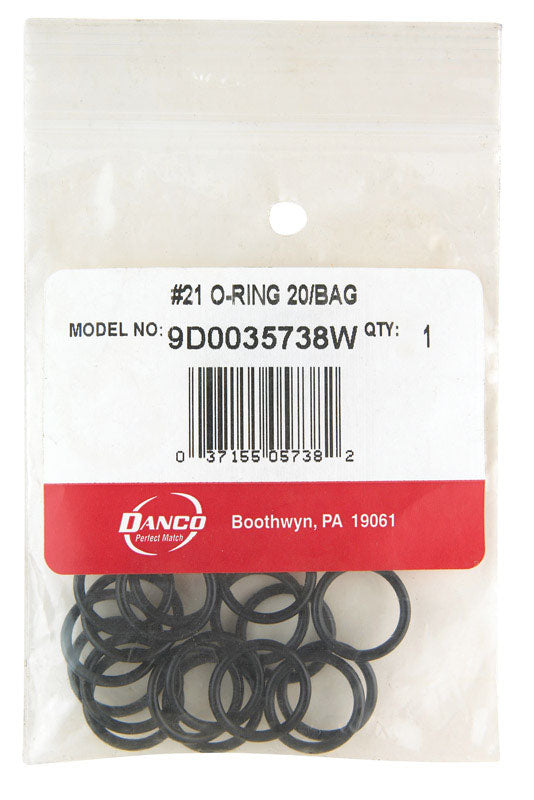 DANCO - Danco 0.6 in. D X 0.47 in. D Rubber O-Ring 20 pk