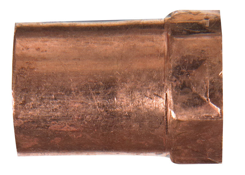 NIBCO - NIBCO 3/4 in. Copper X 1/2 in. D FIP Copper Pipe Adapter 1 pk