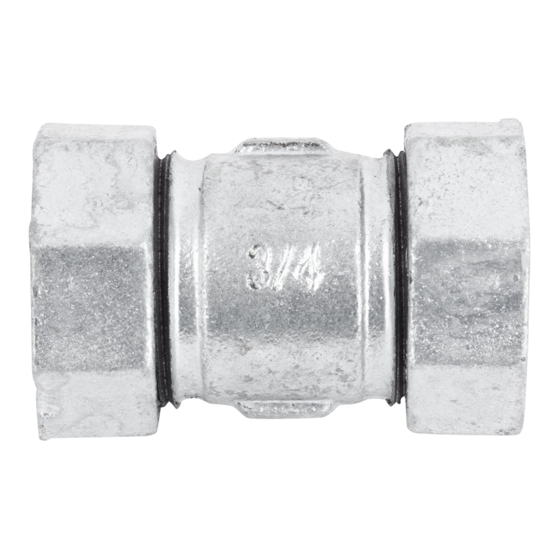 B & K - STZ Industries 3/4 in. Compression X 3/4 in. D Compression Galvanized Malleable Iron 3 in. L Couplin