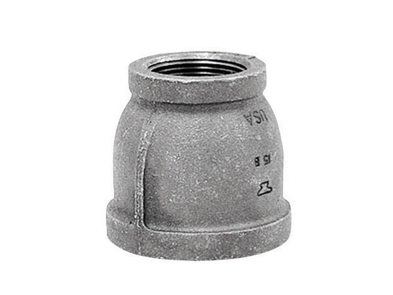 ANVIL - Anvil 1-1/4 in. FPT X 1 in. D FPT Galvanized Malleable Iron Reducing Coupling