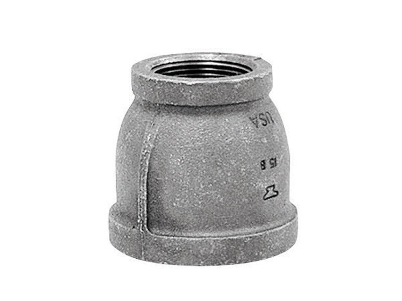 ANVIL - Anvil 1-1/2 in. FPT X 1 in. D FPT Galvanized Malleable Iron Reducing Coupling