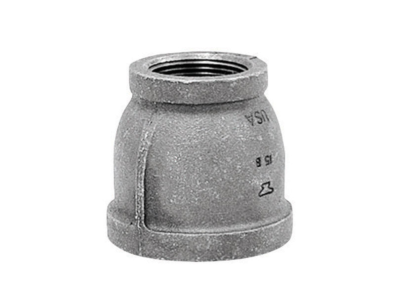 ANVIL - Anvil 1-1/2 in. FPT X 1-1/4 in. D FPT Galvanized Malleable Iron Reducing Coupling