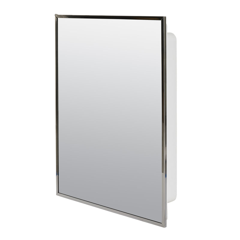 ZENITH METAL - Zenith Products 20-1/8 in. H X 16-1/8 in. W X 3.25 in. D Rectangle Medicine Cabinet