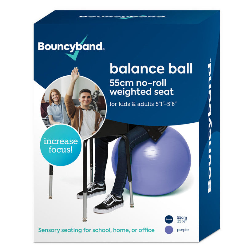 BOUNCYBAND - Balance Ball, 55cm, Purple