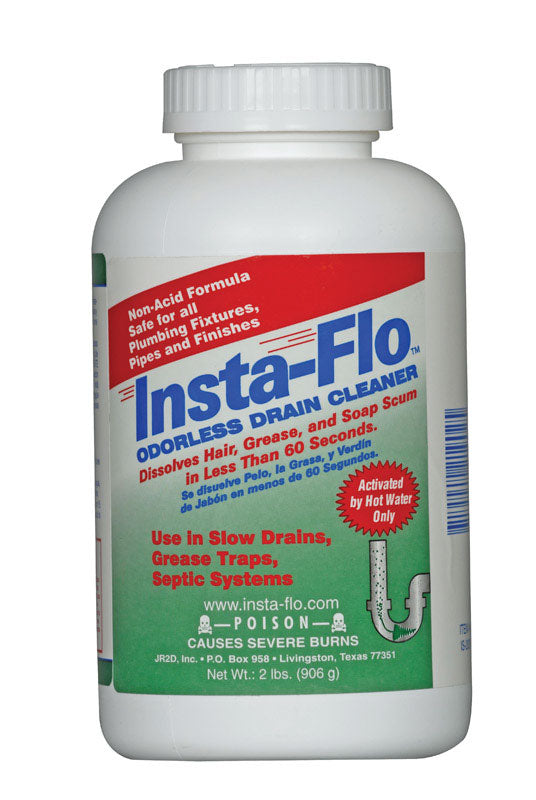 INSTA-FLO - Insta-Flo Crystals Drain Cleaner 2 lb - Case of 6