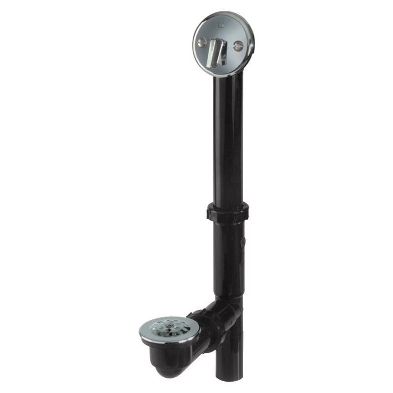 KEENEY - Keeney 1-1/2 in. D Chrome Plastic Triplever Bath Drain [64B]