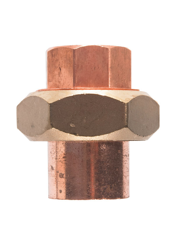 NIBCO - NIBCO 1-1/4 in. Sweat X 1-1/4 in. D Sweat Copper Union 1 pk