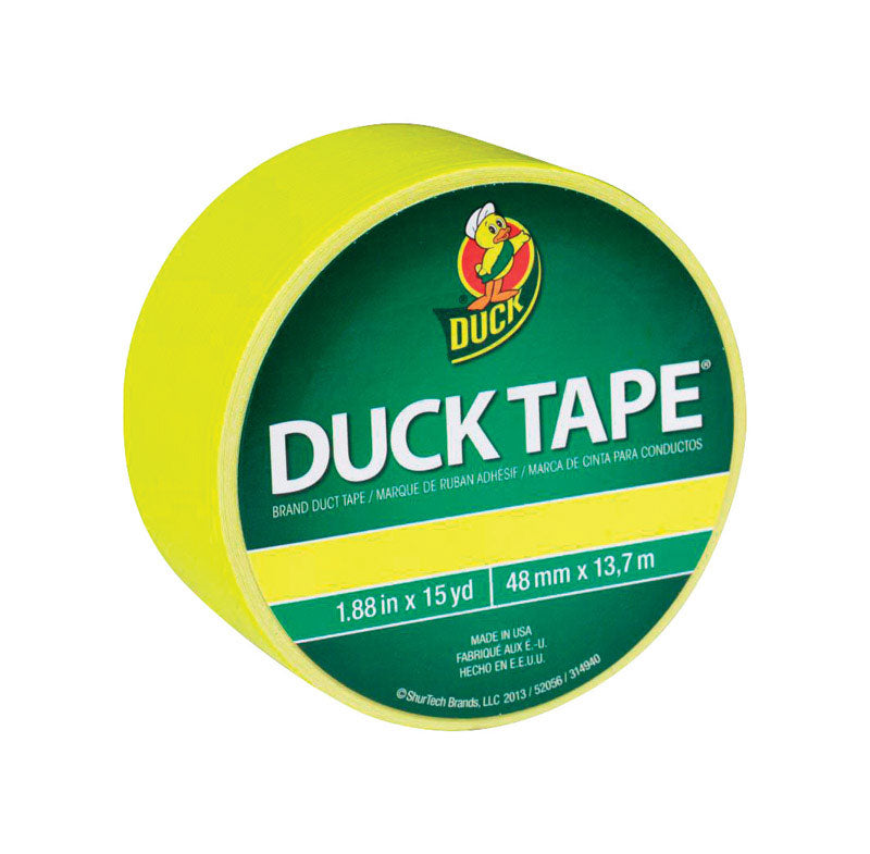 DUCK - Duck 1.88 in. W X 15 yd L Yellow Solid Duct Tape