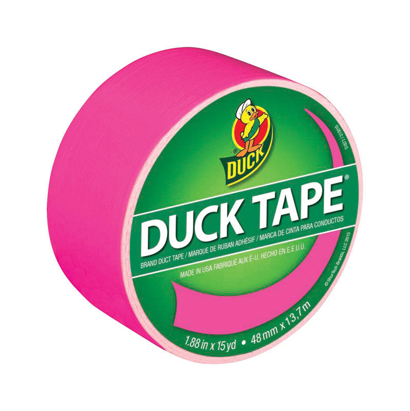 DUCK - Duck 1.88 in. W X 15 yd L Neon Pink Solid Duct Tape