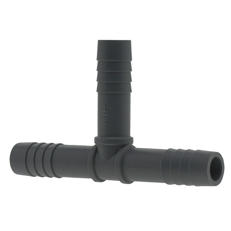 BOSHART INDUSTRIES - Boshart Industries 1/2 in. Insert in. X 1/2 in. D Insert Polypropylene 4 in. Tee 1 pk