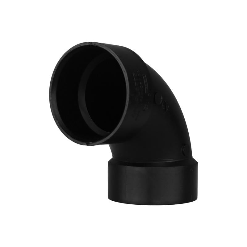 CHARLOTTE PIPE - Charlotte Pipe 3 in. Hub X 3 in. D Hub ABS 90 Degree Elbow [ABS003001000]