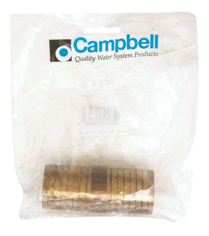 CAMPBELL - Campbell Red Brass 1.25 in. Insert Couple