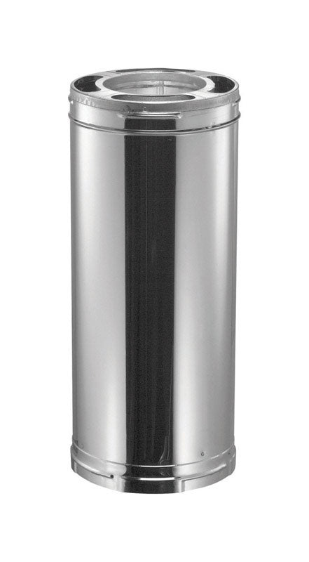 DURAVENT - DuraVent DuraPlus 6 in. D X 12 in. L Galvanized Steel Chimney Pipe