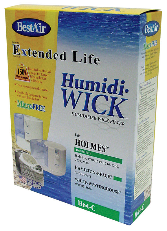 BESTAIR - BestAir Humidifier Wick 1 pk For Fits for Bionaire model BCM1745 BWF-64