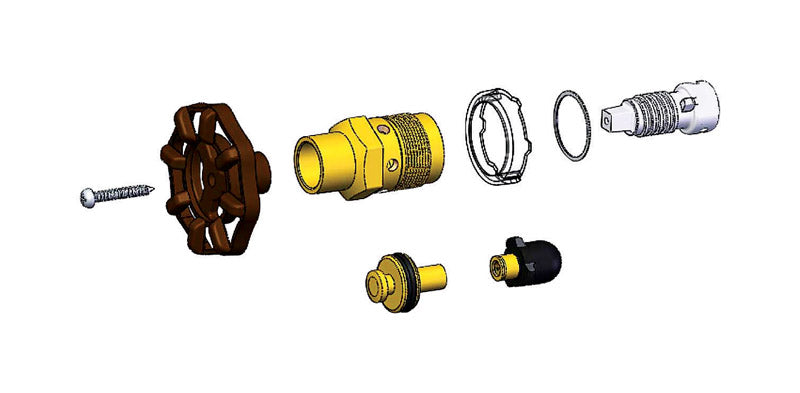 WOODFORD - Woodford Model 25 1/2 in. MIP Hose Anti-Siphon Brass Repair Kit
