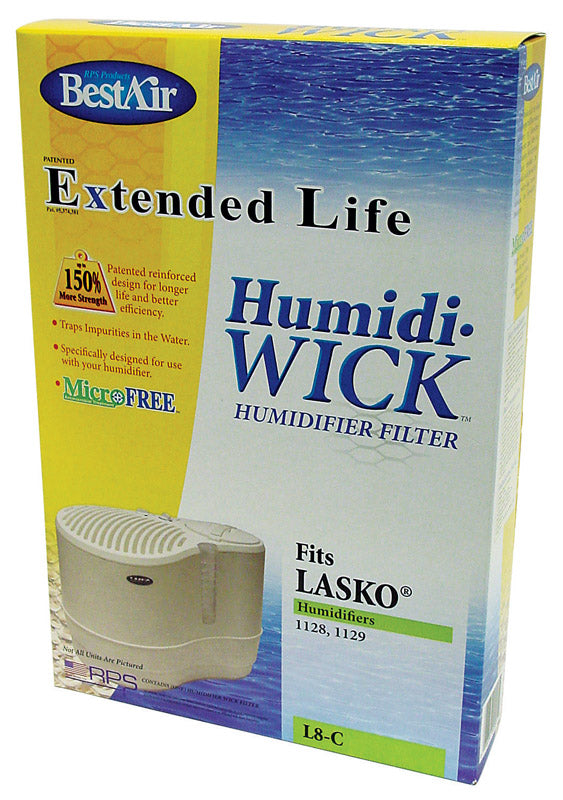 BESTAIR - BestAir Humidifier Wick 1 pk For Fits for Lasko natural cascade models 1128, 1129, 9930 THF8