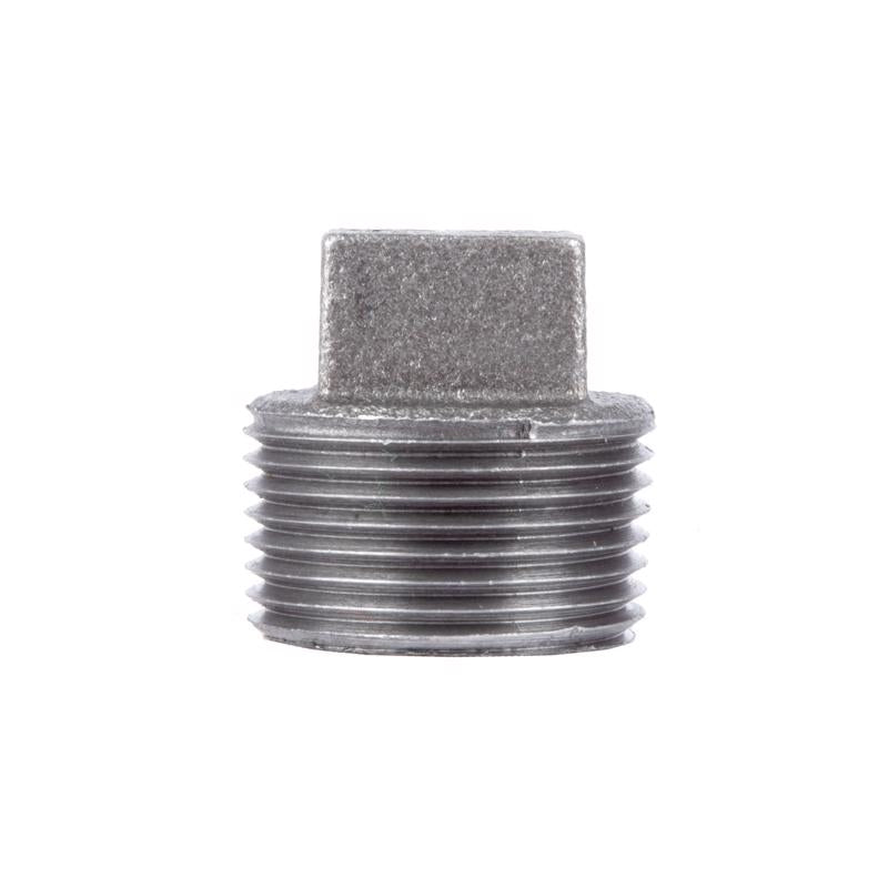 B & K - STZ Industries 1/4 in. MIP each Black Malleable Iron Plug